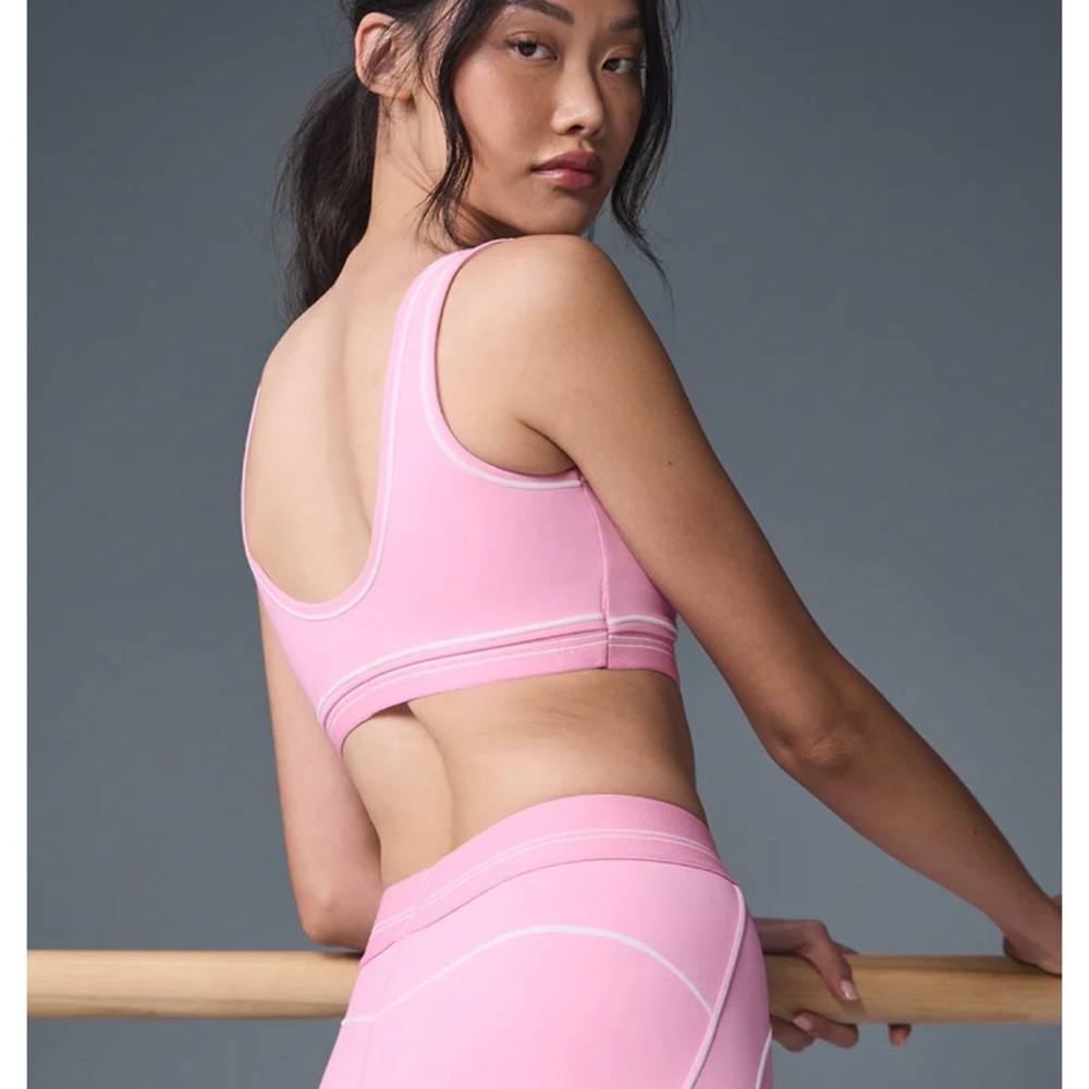 ALO Yoga Pink Sports Bra - Picture 2 of 5